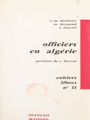 cover image of Officiers en Algérie